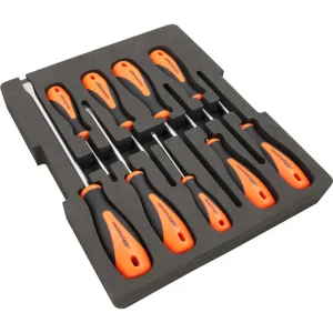 Dynamic Tools 10 Piece Assorted Screwdriver Set With Foam Tool Organizer (D105106) - view 3