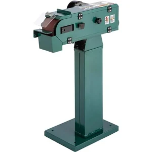 Grizzly Industrial 4″ x 48″ 2-Wheel Metal Belt Grinder/Sander (G0897) - view 2