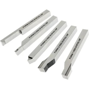 Grizzly Industrial 5/16″ HSS Lathe Tool Bit Set – 5 Pc. (T25947)