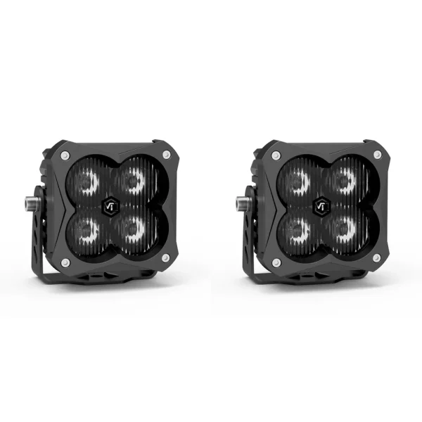 Vivid Lumen 2-Light License Plate Bracket (Black) (33001)