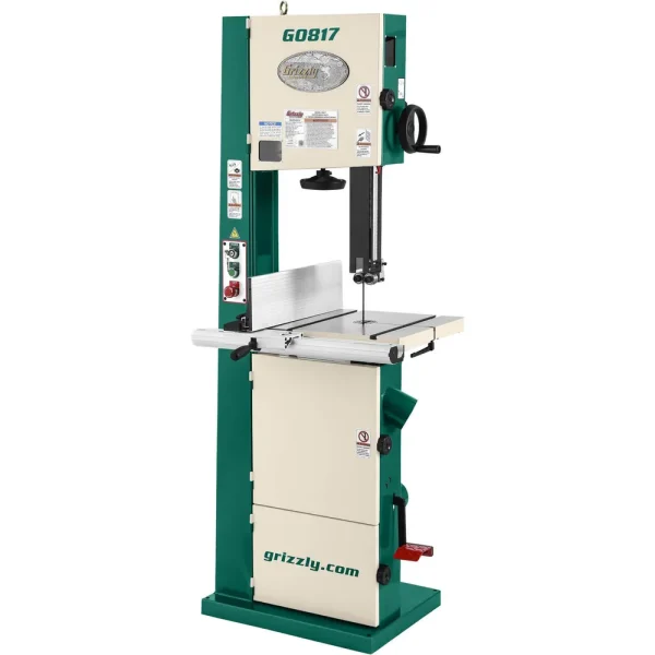 Grizzly Industrial 14″ Super HD 2 HP Resaw Bandsaw w/ Foot Brake (G0817)