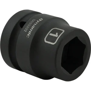 Dynamic Tools 1” X 1″ Drive, 6 Point Standard Length, Impact Socket (D025332) - view 3