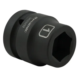 Dynamic Tools 1” X 1″ Drive, 6 Point Standard Length, Impact Socket (D025332) - view 4