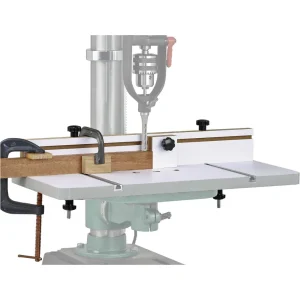 Grizzly Industrial Universal Drill Press Table with 3″ Fence (H7827)
