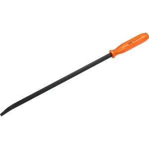 Gray Tools 18″ Screwdriver Handle Pry Bar, Curved Black Oxide Finish Blade (73518)