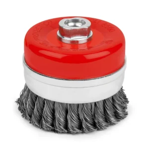 Titan Tools 3-1/2 In. Knotted Wire Cup Brush (22238)