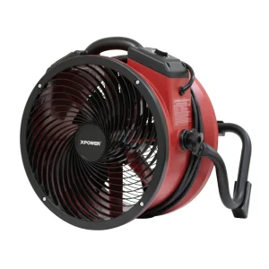 XPOWER Sealed Motor Axial Fan with 360-Degree Rotation (1/4 HP) (X-39AR-Red) - view 4