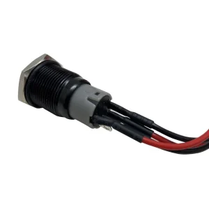 Race Sport 16mm Black 2 Position On/Off Switch Green Black Flush Mount (1004247) - view 2