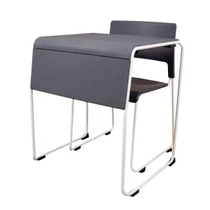 Luxor Workspaces Lightweight Stackable Student Desk, 4 Pack (STUDENT-STK4PK) - view 3