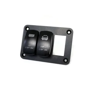 Race Sport Aluminum Rocker Switch Mounting Panel for 3 Rocker Switches (1004884)