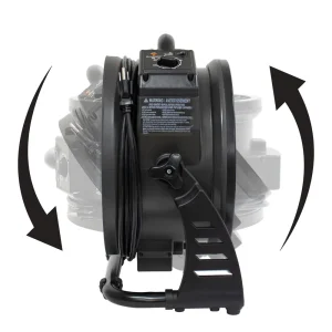 XPOWER Axial Air Mover with Ozone Generator and 360-Degree Stand (M-27) - view 4