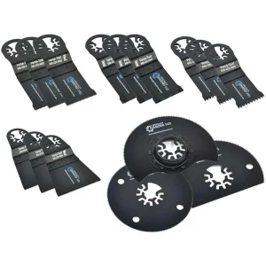 Versa Tool Universal Oscillating Saw Blade Kit. 15 Piece
