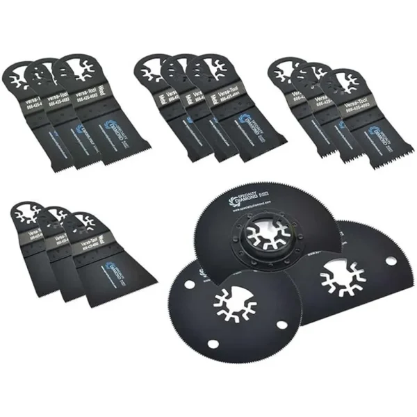 Versa Tool Universal Oscillating Saw Blade Kit. 15 Piece