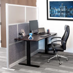 Luxor Workspaces Modular Room Divider Wall, 70″X70″ Starter Wall (MW-7070-FCG) - view 3