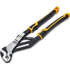 Gearwrench 10″ Pitbull Auto-Bite Tongue & Groove Dual Material Pliers (82592C)