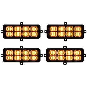 Race Sport 4 LED Grille Strobe Light Kit Low Profile Waterproof (1003893) - view 2
