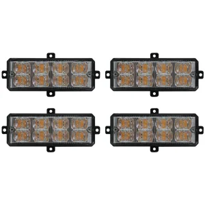 Race Sport 4 LED Grille Strobe Light Kit Low Profile Waterproof (1003893) - view 3