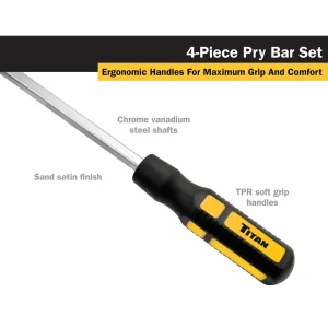 Titan Tools 4 pc. Pry Bar Set (17102) - view 3