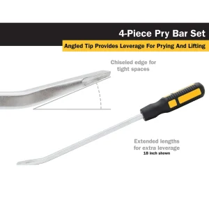 Titan Tools 4 pc. Pry Bar Set (17102) - view 4