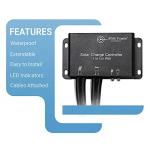 AIMS Power Solar Charge Controller 11 Amps Waterproof (SCC11ARPM) - view 2