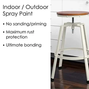 Krylon Fusion K02729007 All-In-1 Spray Paint for Indoor/Outdoor Use, Satin Clear - view 3