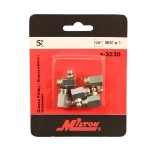 Milton S3230 Grease Fitting M8 x 1, 90 Degrees, OAL 18 mm max, 5-pk - view 3