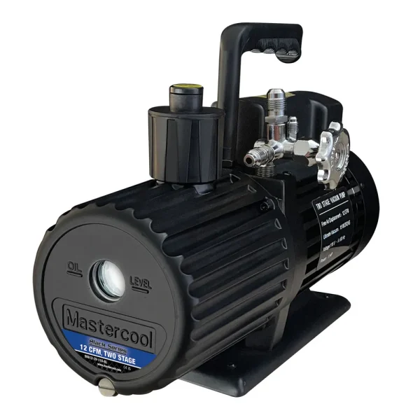 Mastercool Black Series 12 CFM Vacuum Pump Two Stage (90612-2V-110-BL)