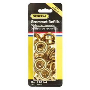 General Tools 1/2 In. Brass Grommet Refills, 12-pc (1261-4) - view 2