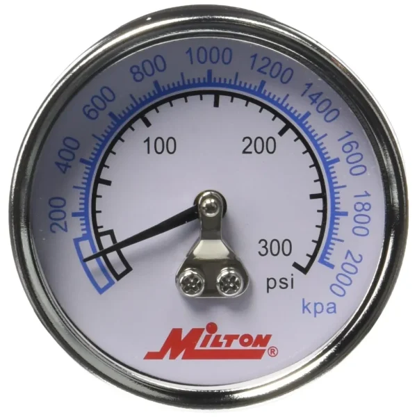 Milton 1192 1/4″ NPT High Pressure Gauge
