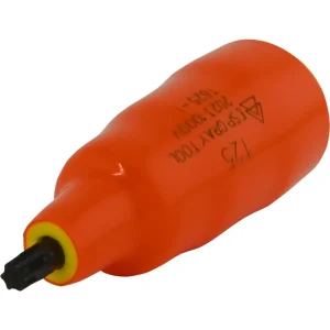 Gray Tools T25 X 3/8″ Drive Standard Length Torx Head, 1000V Insulated Socket (T625-I) - view 3