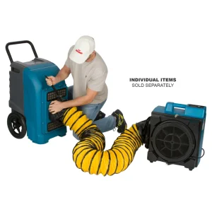 XPOWER 125-Pint Commercial Dehumidifier with Automatic Pump and Drainage Hose (XD-125) - view 4