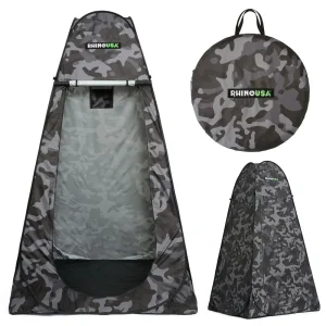 Rhino USA Popup Privacy Tent – Camo (CA-PT2X6-CAMO)
