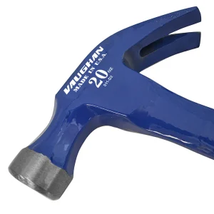 Vaughan 20 oz. Solid Steel Nail Hammer (12715) - view 3