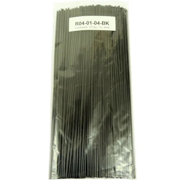 Polyvance Polyethylene Rod (Ldpe), 1/8″ Diameter, 1 Lb., Black (R04-01-04-BK)
