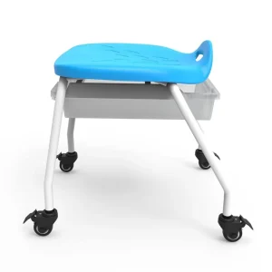 Luxor Workspaces Stackable Classroom Stool, Wheels, Storage (MBS-STOOL-1) - view 2