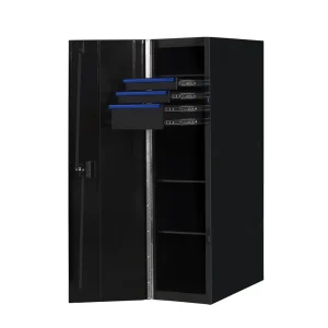 Extreme Tools Black w/ Blue 19″ 3-Drawer Side Locker (RX192503SLBKBU)