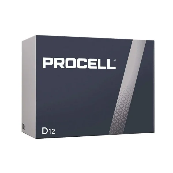 Duracell 1.5V D12 Procell Alkaline-Manganese Dioxide Battery, 12 Count (PC1300)