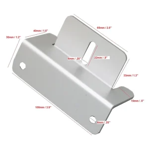 AIMS Power 4-Piece Aluminum Bracket for Solar Panel Mounting (PV-ALBRACKET) - view 4