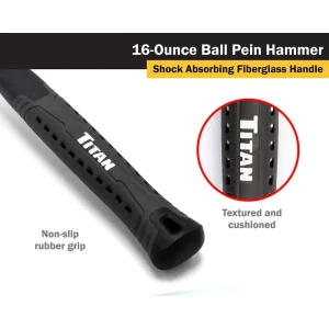 Titan Tools 16 oz. Ball Pein Hammer (63316) - view 4
