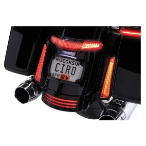Ciro Latitude Taillight And License Plate Frame Holder – Black (40054) - view 2