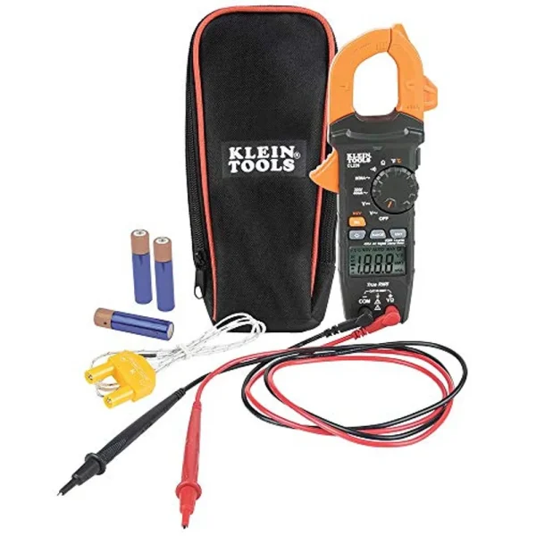 Klein Tools CL220 Digital Clamp Meter, Auto-Ranging 400 Amp AC, AC/DC Voltage