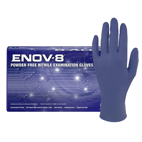 Adenna Nitrile Exam Gloves for Sensitive Skin, Powder Free (GL-NCF225BFL)