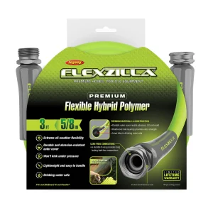 Flexzilla Garden Lead-In Hose 5/8″ x 3′ with 3/4″ GHT (HFZG503YW) - view 3