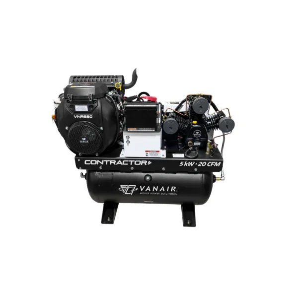 Vanair Contractor 20 CFM 5KW 30 Gallon Air Tank Electric Start (050687)