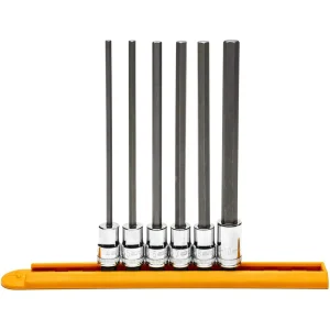 Gearwrench 82554 6 Pc. 3/8″ Drive Long Length Hex Bit Metric Socket Set