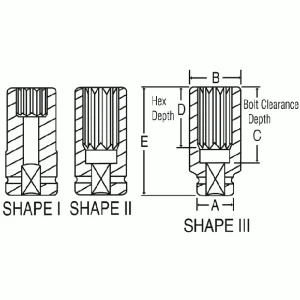 Grey Pneumatic 1″ Dr. x 110mm Deep Length Impact Socket 12pt (41110MD) - view 2