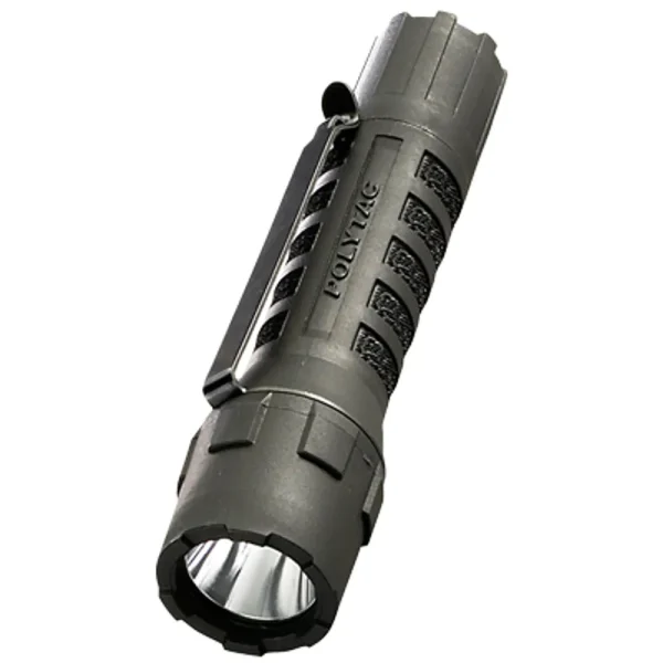 Streamlight PolyTac LED Tactical Flashlight, Black with Batteries (88850)