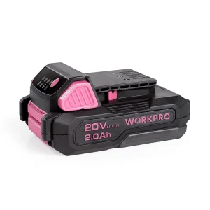 WORKPRO 20V 2.0Ah Replacement Li-ion Battery for 20V Pink Cordless Drill Driver