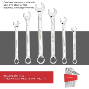 WORKPRO 87 Pcs Mechanics Tool Set, Hand Tools Kit with Storage Tool Box - view 4