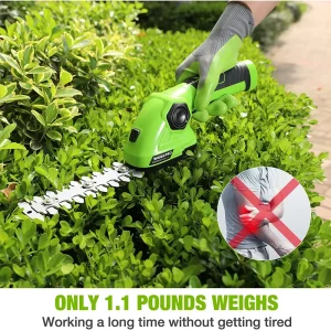 WORKPRO Cordless Grass Shear & Shrubbery Trimmer 2 in 1 Handheld Hedge Trimmer 7.2V Electric Grass T - view 4